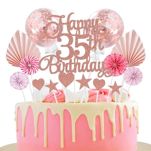 Jxuzh Happy 35th Birthday Tortendeko Rosegold 35 Jahre Frauen Männer Kuchendeko 35. Geburtstag Kuchen Deko Tortendeko 35 Geburtstag Mann Frauen Tortendeko Rosa Herz Stern Für 35 Geburtstag Cake Topper Jxuzh Happy 35th Birthday Tortendeko Rosegold 35 Jahre Frauen Männer Kuchendeko 35. Geburtstag Kuchen Deko Tortendeko 35 Geburtstag Mann Frauen Tortendeko Rosa Herz Stern Für 35 Geburtstag Cake Topper von Jxuzh