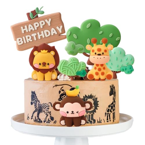 Safari Zoo Dschungel Tortendeko Jungle Cake Topper Dschungel Tortendeko Wild One Geburtstag Jungle Deko Kuchen BabyParty Deko Safari Tortendeko Tiere Kuchendeko Dschungel Deko für Geburtstag Party Safari Zoo Dschungel Tortendeko Jungle Cake Topper Dschungel Tortendeko Wild One Geburtstag Jungle Deko Kuchen BabyParty Deko Safari Tortendeko Tiere Kuchendeko Dschungel Deko für Geburtstag Party von Jxuzh