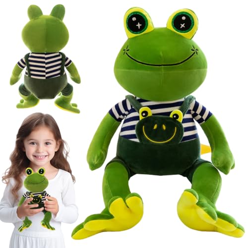 JynxtoyZeal Frosch Kuscheltier Kinder, Frog Kuscheltier Plüsch, Frog Plush Toy Stuffed Animal, Plüsch Spielzeug Geschenk für Kinder-30cm JynxtoyZeal Frosch Kuscheltier Kinder, Frog Kuscheltier Plüsch, Frog Plush Toy Stuffed Animal, Plüsch Spielzeug Geschenk für Kinder-30cm von JynxtoyZeal