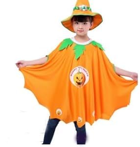 JynxtoyZeal Halloween Kürbis Outfit Set Kostüm Kürbisse Kinder Enthält Halloween Umhang Kürbisse Cute Cosplay Hat Kürbisse Face Tattoo für Festpartys, Rollenspiele und Süßes-oder-Saures-Aktivitäten JynxtoyZeal Halloween Kürbis Outfit Set Kostüm Kürbisse Kinder Enthält Halloween Umhang Kürbisse Cute Cosplay Hat Kürbisse Face Tattoo für Festpartys, Rollenspiele und Süßes-oder-Saures-Aktivitäten von JynxtoyZeal