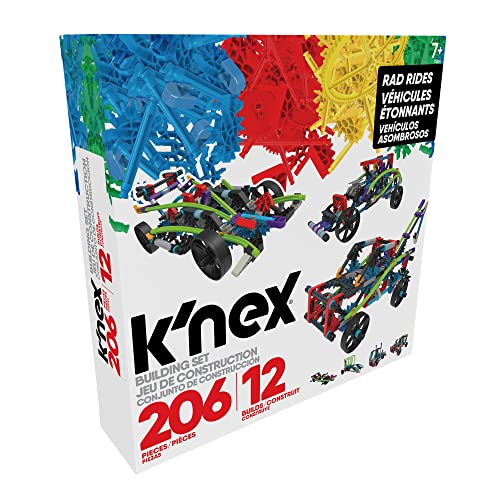 K'NEX 15214 Modell Radikale Fahrt Baukasten, Lernspielzeug für Jungen und Mädchen, 206-teiliges MINT-Lernset, Technik für Kinder, Konstruktionsspielzeug ab 7 Jahren von Basic Fun