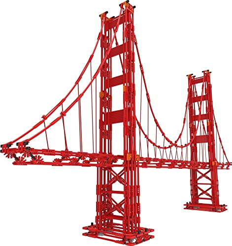K'nex Architektur: Golden Gate Bridge, 37044, Gold, Rot, Einheitsgröße von K'Nex