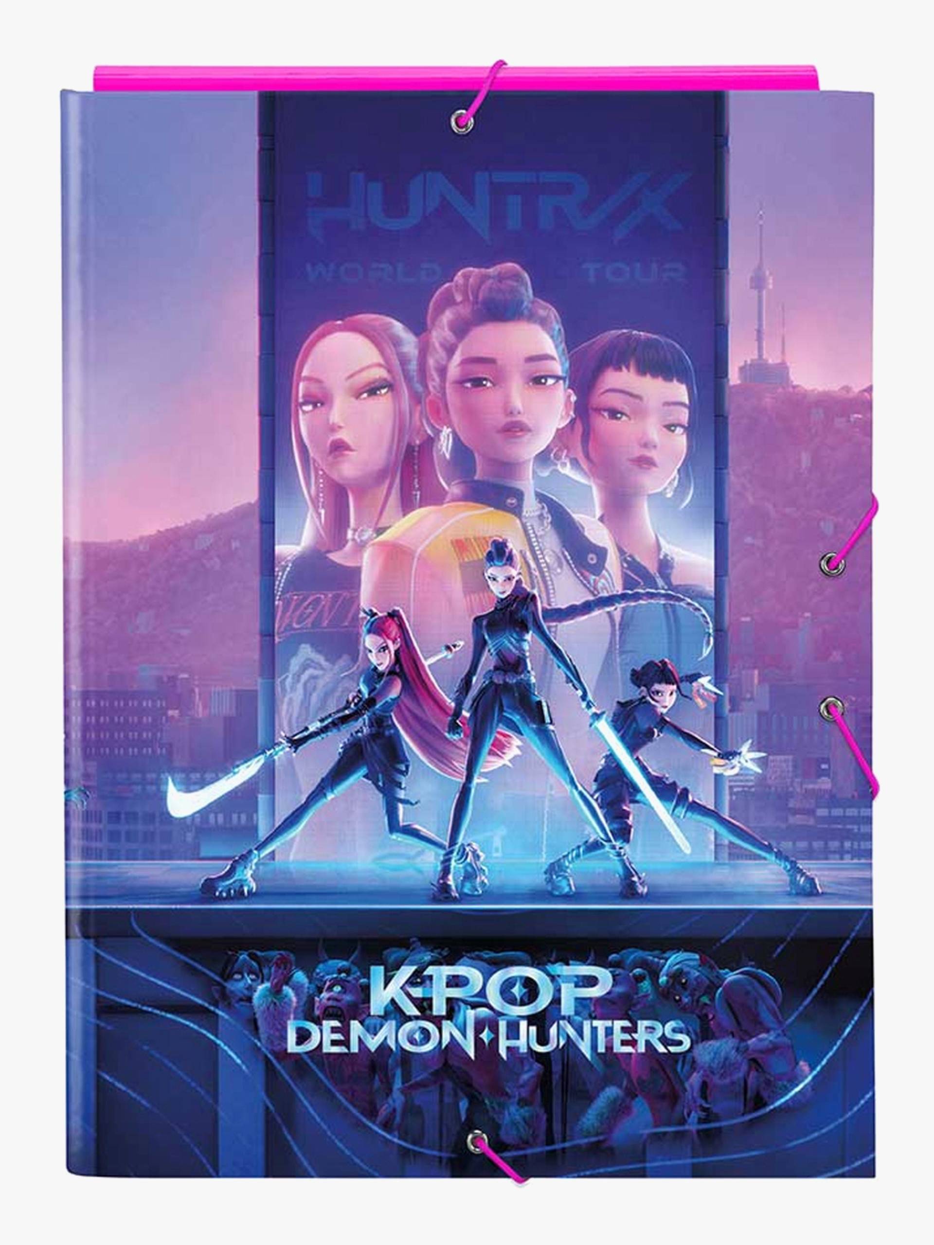 K-Pop Demon Hunters A4- Mappe mit 3 Klappen K-Pop Demon Hunters A4- Mappe mit 3 Klappen von K-Pop Demon Hunters