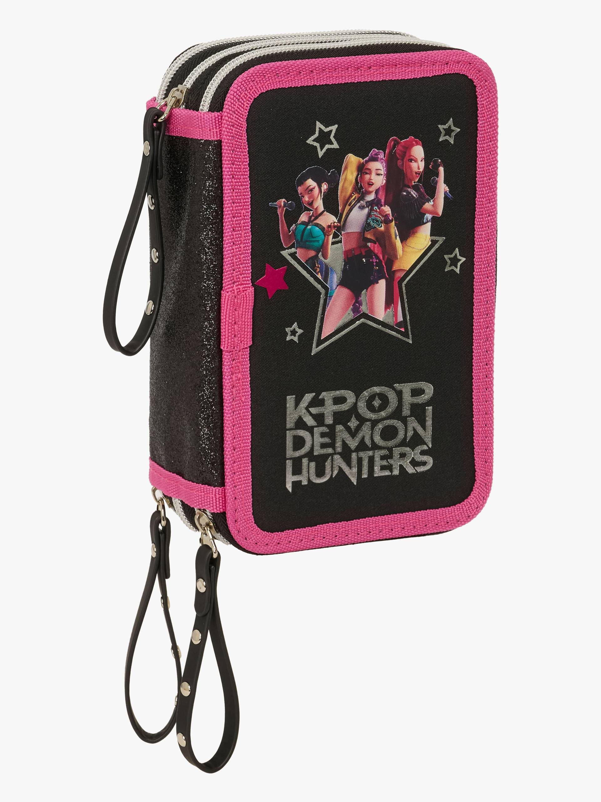 K-Pop Demon Hunters Gefülltes Dreifach-Federmäppchen 37 Teile, Energy von K-Pop Demon Hunters