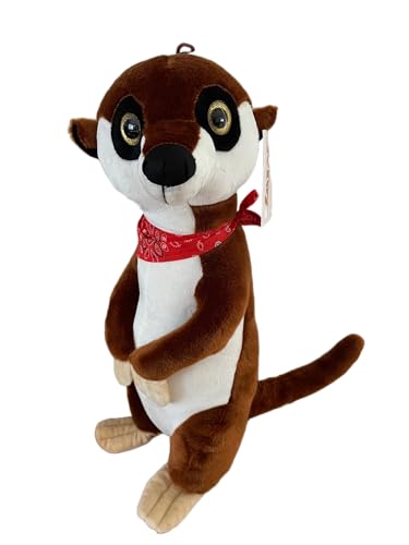 Erdmännchen Plüschtier K-Toys 45 cm, Kuscheltier mit Glitzeraugen, niedliches Plüschtier zum Kuscheln und Spielen, aus weichem Plüsch, Geschenkidee Erdmännchen Plüschtier K-Toys 45 cm, Kuscheltier mit Glitzeraugen, niedliches Plüschtier zum Kuscheln und Spielen, aus weichem Plüsch, Geschenkidee von K-Toys