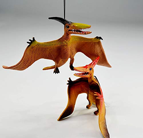 K-Toys 1 x Flugsaurier Pteranodon Dinosaurier ca. 30cm, 1 aus 2 Varianten von K-Toys