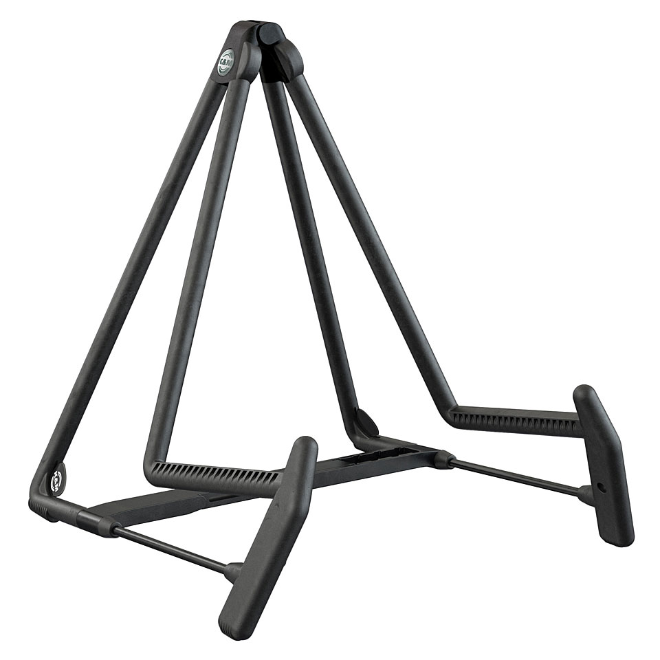 K&M 17580 A-guitar stand Heli 2 black Gitarrenständer von K&M