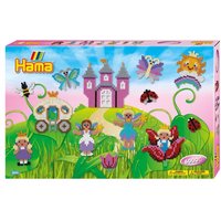 Hama 3043 - Bügelperlen, Geschenkpackung Feenzauber, 6000 Midi-Perlen und 3 Stiftplatten von K&S Design