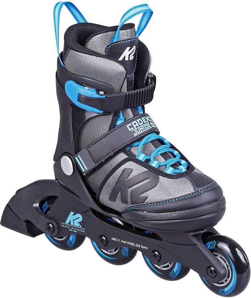 K2 Cadence B Ltd Inlineskates, Grau/Eisblau, S von K2