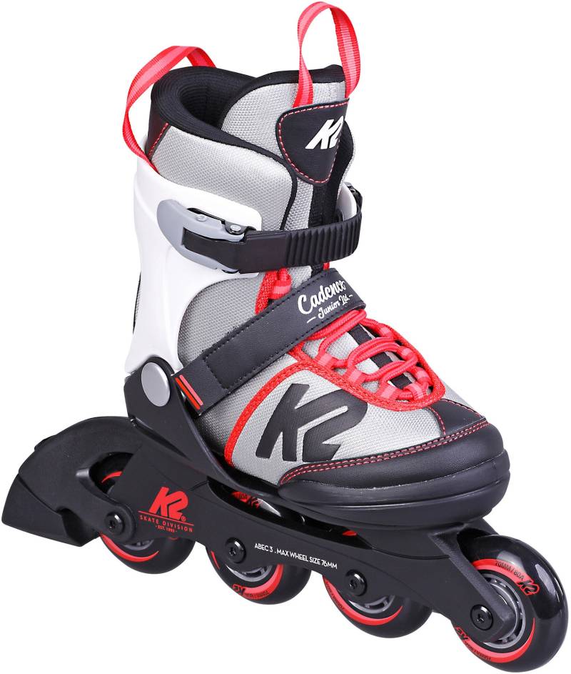 K2 Cadence G Ltd Inlineskates, Grau/Rot, L von K2