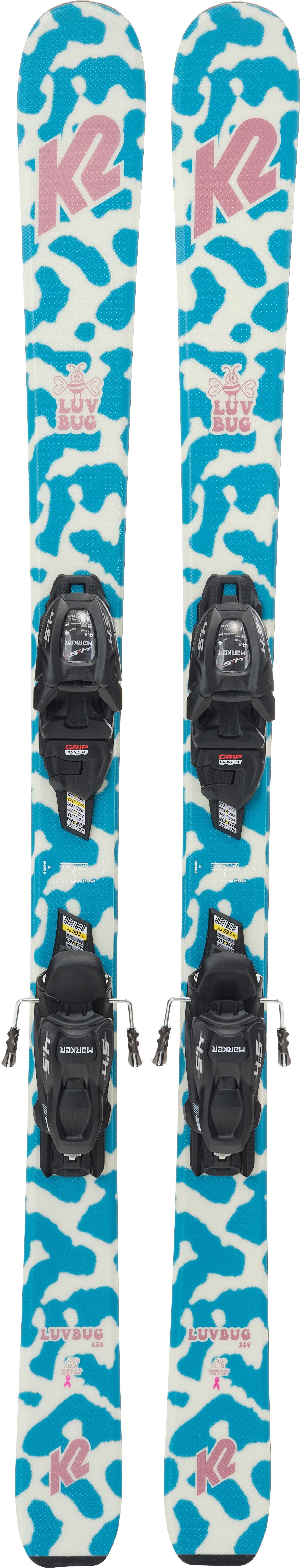 K2 Luv Bug Fdt 4.5 Skier inkl. Bindungen, 112 cm von K2