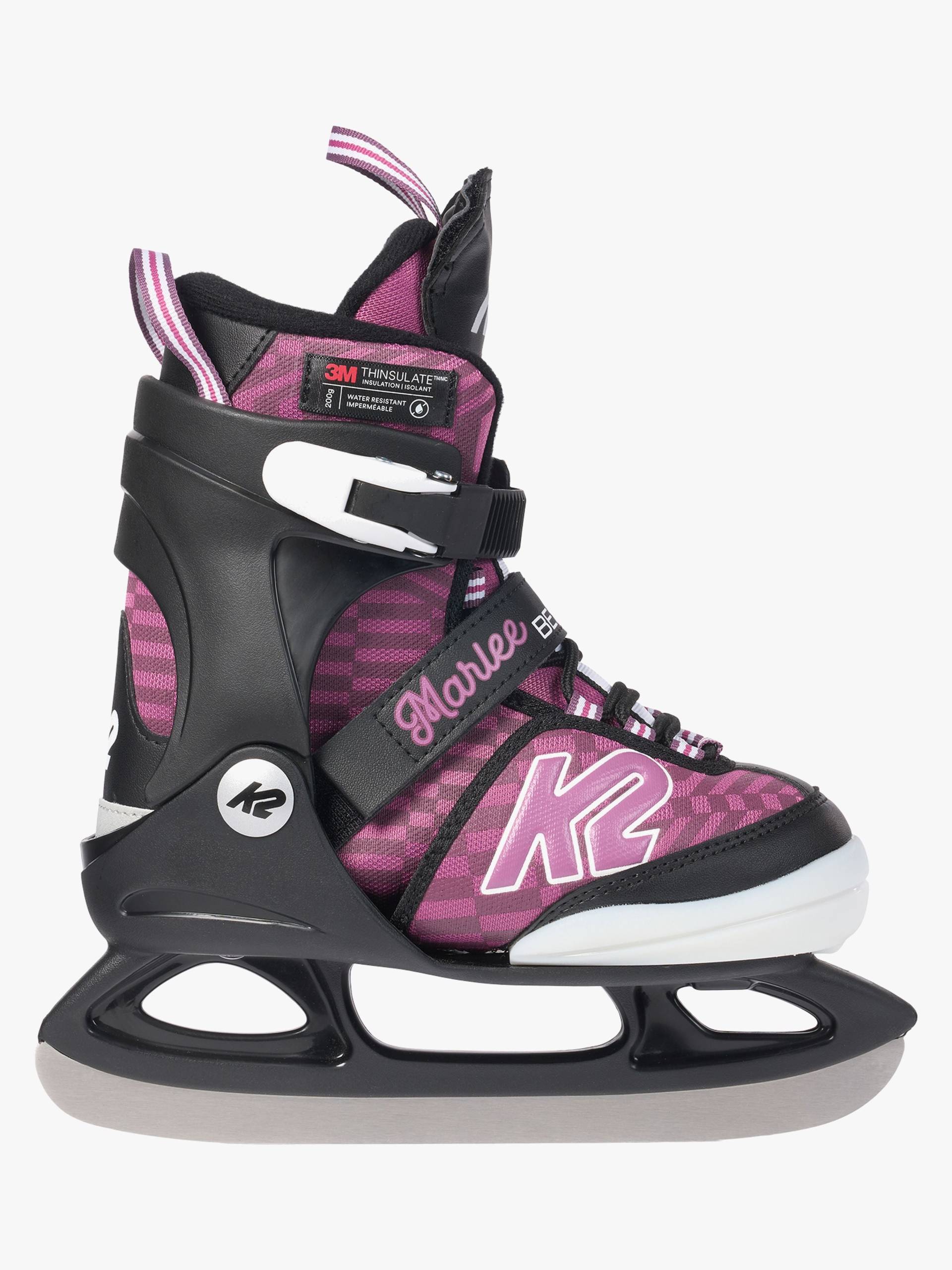 K2 Marlee Beam Schlittschuhe, Schwarz/Lila, 32-37 von K2