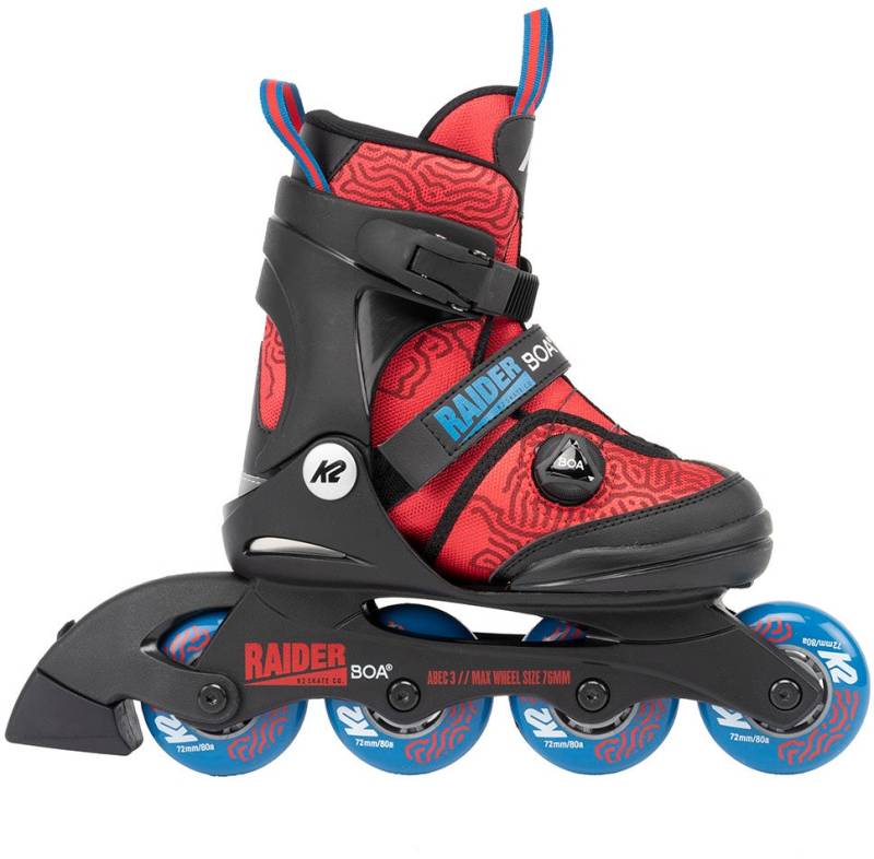 K2 Raider Boa Inlineskates, Schwarz, L von K2