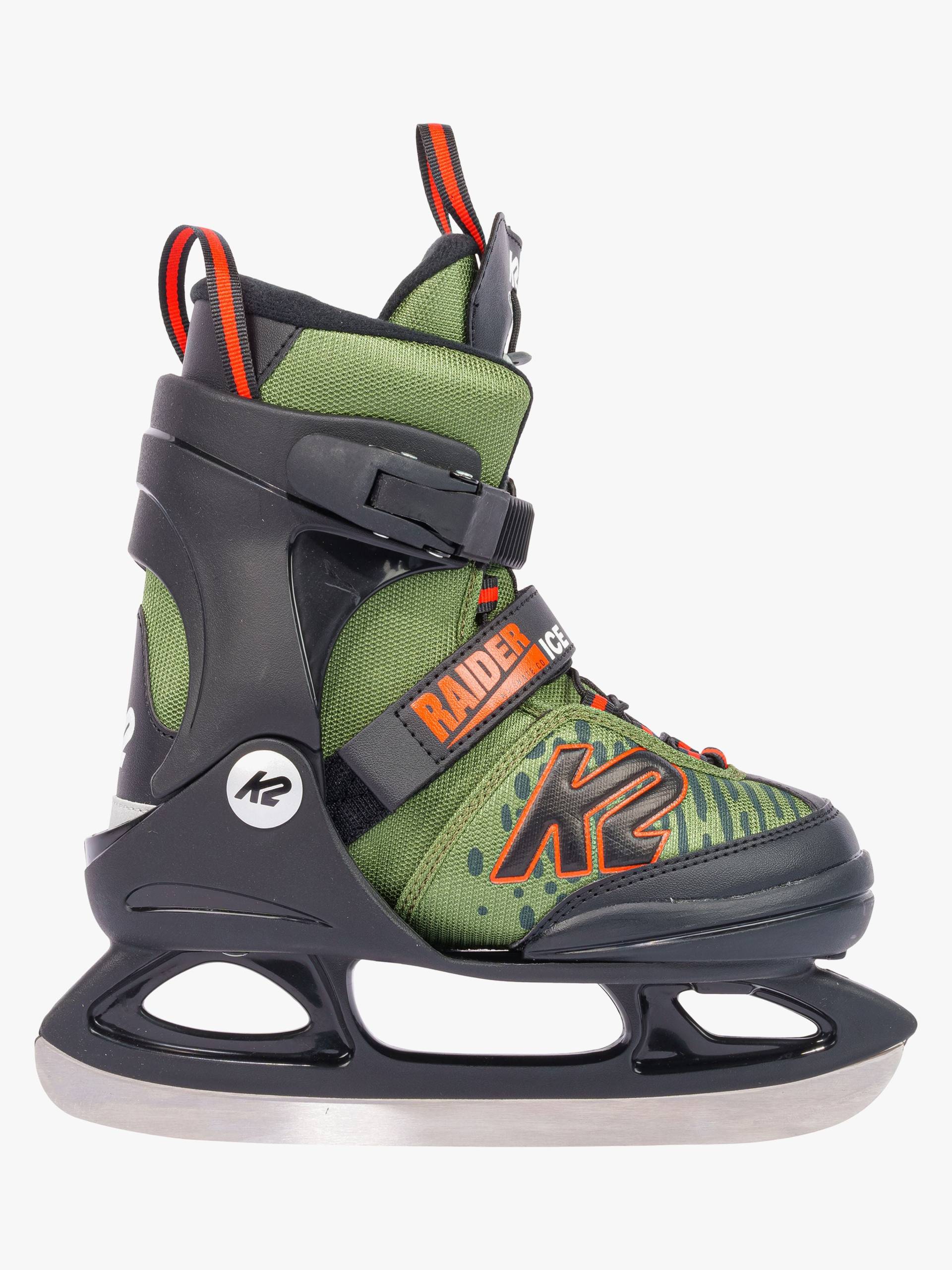 K2 Raider Ice Schlittschuhe, Grün/Orange, S von K2