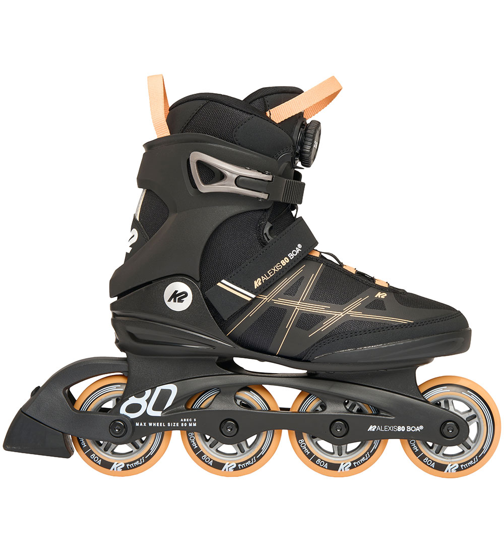 K2 Rollschuhe - Alexia 80 Boa - Schwarz/Orange - Inline - K2 - 36 - Rollschuhe K2 Rollschuhe - Alexia 80 Boa - Schwarz/Orange - Inline - K2 - 36 - Rollschuhe von K2