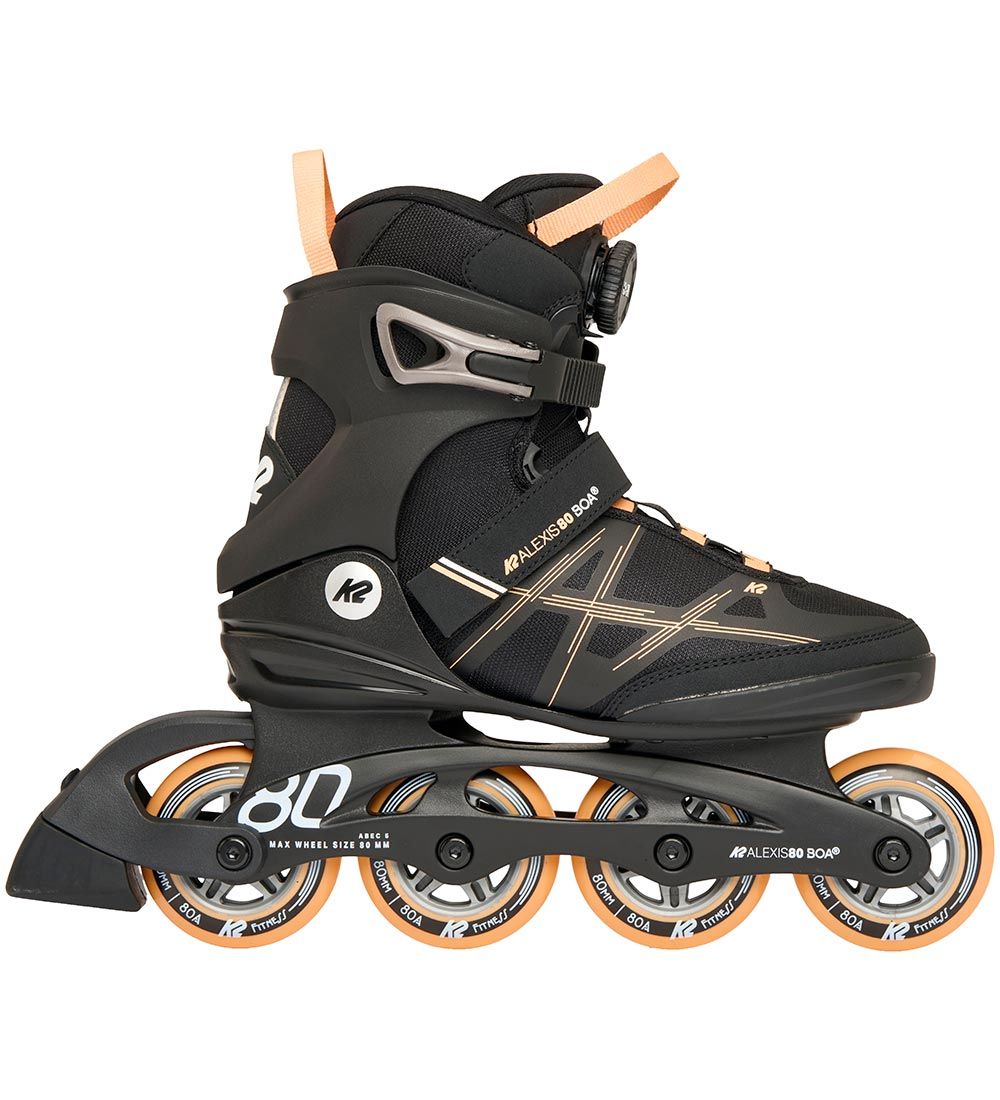 K2 Rollschuhe - Alexia 80 Boa - Schwarz/Orange - Inline - K2 - 40 - Rollschuhe K2 Rollschuhe - Alexia 80 Boa - Schwarz/Orange - Inline - K2 - 40 - Rollschuhe von K2