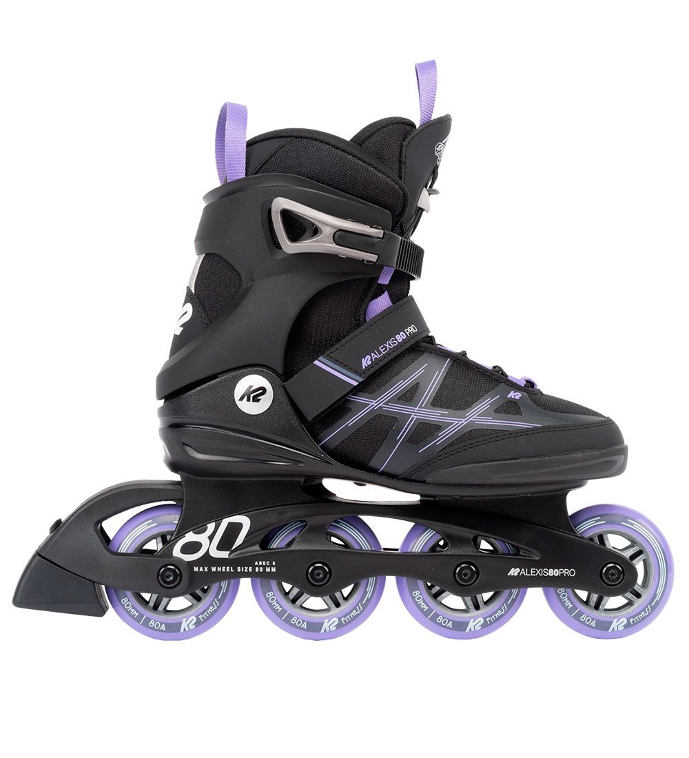 K2 Rollschuhe - Alexis 80 Pro - Schwarz/Lila - Inlineskates - K2 - 39,5 - Rollschuhe K2 Rollschuhe - Alexis 80 Pro - Schwarz/Lila - Inlineskates - K2 - 39,5 - Rollschuhe von K2