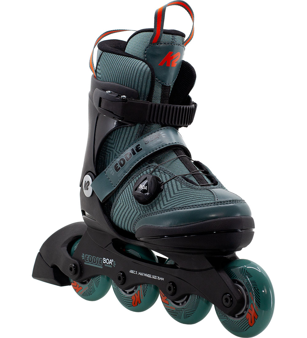 K2 Rollschuhe - Eddie Boa - Grün/Schwarz - Inlineskates - K2 - 32/37 - Rollschuhe K2 Rollschuhe - Eddie Boa - Grün/Schwarz - Inlineskates - K2 - 32/37 - Rollschuhe von K2