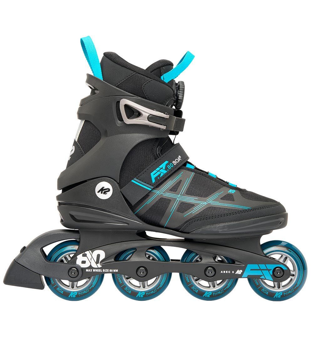 K2 Rollschuhe - F.I.T. 80 Boa - Blau/Schwarz - Inline - K2 - 42 - Rollschuhe K2 Rollschuhe - F.I.T. 80 Boa - Blau/Schwarz - Inline - K2 - 42 - Rollschuhe von K2
