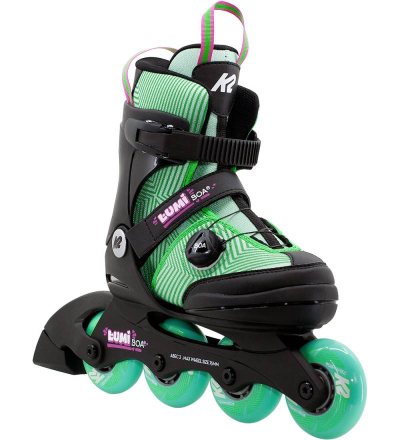 K2 Rollschuhe - Lumi Boa - Grün - Inlineskates - K2 - 29/34 - Rollschuhe K2 Rollschuhe - Lumi Boa - Grün - Inlineskates - K2 - 29/34 - Rollschuhe von K2