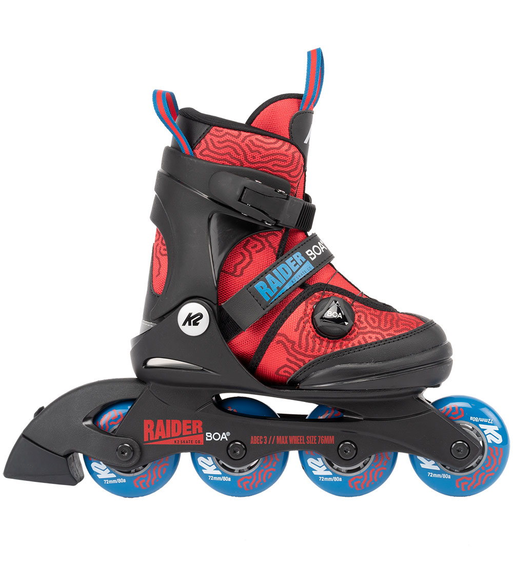 K2 Rollschuhe - Raider Boa - Schwarz/Rot - Inlineskates - K2 - 29/34 - Rollschuhe K2 Rollschuhe - Raider Boa - Schwarz/Rot - Inlineskates - K2 - 29/34 - Rollschuhe von K2