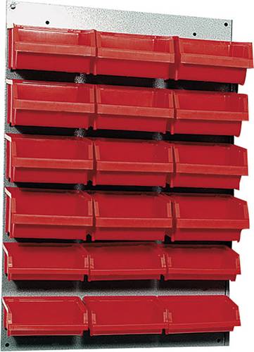 Küpper 13072 Stahlblech-Schlitzpaneele 1 tlg. rote Boxen (L x B) 60cm x 40cm 1St. von Küpper