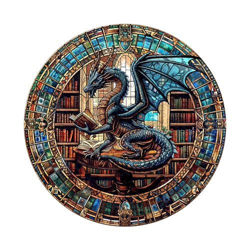 Holzpuzzle Erwachsene,KAAYEE Bibliothek des Drachen Holz Puzzle Erwachsene,Unregelmäßige Einzigartige Puzzle,Einzigartige TierföRmige Holzpuzzles,Puzzle Erwachsene mit Geschenkbox aus Holz Holzpuzzle Erwachsene,KAAYEE Bibliothek des Drachen Holz Puzzle Erwachsene,Unregelmäßige Einzigartige Puzzle,Einzigartige TierföRmige Holzpuzzles,Puzzle Erwachsene mit Geschenkbox aus Holz von KAAYEE