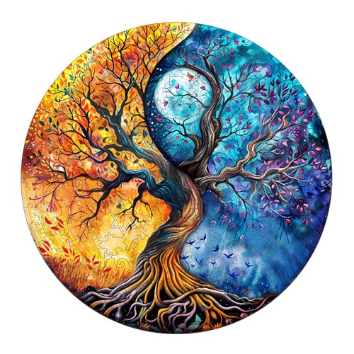 Holzpuzzle Erwachsene,KAAYEE Yin Yang Baum des Lebens Holz Puzzle Erwachsene,Unregelmäßige Einzigartige Puzzle,Einzigartige TierföRmige Holzpuzzles,Puzzle Erwachsene mit Geschenkbox aus Holz Holzpuzzle Erwachsene,KAAYEE Yin Yang Baum des Lebens Holz Puzzle Erwachsene,Unregelmäßige Einzigartige Puzzle,Einzigartige TierföRmige Holzpuzzles,Puzzle Erwachsene mit Geschenkbox aus Holz von KAAYEE
