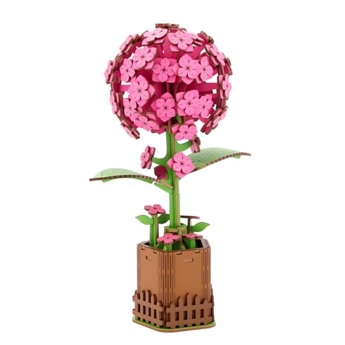 KAAYEE 3D Puzzle Blumen Hortensie, DIY-Blume Holzpuzzle Erwachsene Kreative Geschenke, Kunstblumen Holz Puzzles für Kinder Jugendliche, Dankeschön Geschenkset für Freunde Kollegen und Familie KAAYEE 3D Puzzle Blumen Hortensie, DIY-Blume Holzpuzzle Erwachsene Kreative Geschenke, Kunstblumen Holz Puzzles für Kinder Jugendliche, Dankeschön Geschenkset für Freunde Kollegen und Familie von KAAYEE