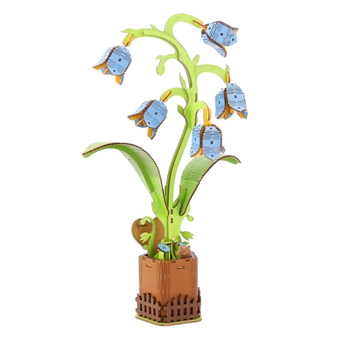 KAAYEE 3D Puzzle Blumen Maiglöckchen, DIY-Blume Holzpuzzle Erwachsene Kreative Geschenke, Kunstblumen Holz Puzzles für Kinder Jugendliche, Geschenkset für Freunde und Familie KAAYEE 3D Puzzle Blumen Maiglöckchen, DIY-Blume Holzpuzzle Erwachsene Kreative Geschenke, Kunstblumen Holz Puzzles für Kinder Jugendliche, Geschenkset für Freunde und Familie von KAAYEE