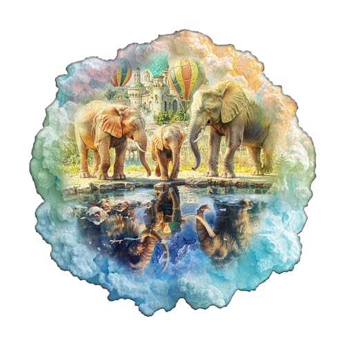 KAAYEE Holzpuzzle Erwachsene Mammut—Mein Wunsch, Unregelmäßige Holz Puzzle Erwachsene, Einzigartige TierföRmige Holzpuzzles, Einzigartige Puzzle, mit Geschenkbox aus Holz KAAYEE Holzpuzzle Erwachsene Mammut—Mein Wunsch, Unregelmäßige Holz Puzzle Erwachsene, Einzigartige TierföRmige Holzpuzzles, Einzigartige Puzzle, mit Geschenkbox aus Holz von KAAYEE