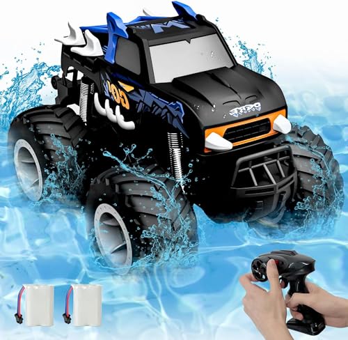 Ferngesteuertes Auto 4WD RC Auto 1:16 Hochgeschwindigkeits RC Monster Truck 2,4 GHz Rennwagen Wasserdicht Geländewagen Auto Spielzeug Geschenkfür Kinder und Erwachsene von KADAYAYA