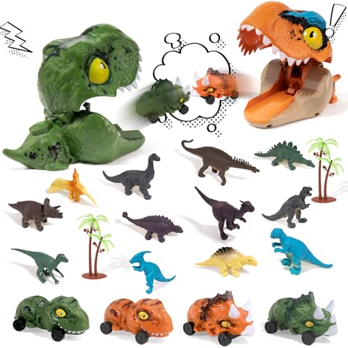 KADAYAYA Dinosaurier Spielzeug Set für Junge 3 4 5 Jahre, Dinosaurier Figuren Spielzeug für Kinder, Dino Autospielzeug Kleinkinder ab 2-6 Jahre, Spielzeug Geschenk für Jungen 4 5 6 Jahre KADAYAYA Dinosaurier Spielzeug Set für Junge 3 4 5 Jahre, Dinosaurier Figuren Spielzeug für Kinder, Dino Autospielzeug Kleinkinder ab 2-6 Jahre, Spielzeug Geschenk für Jungen 4 5 6 Jahre von KADAYAYA