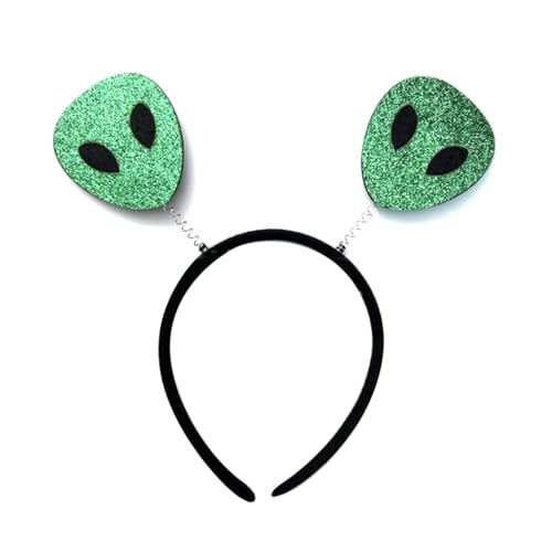 KADSXIYA Creatively Pailletten-Stirnband in Alien-Form, für Karneval, hüpfendes Haarband für Erwachsene von KADSXIYA