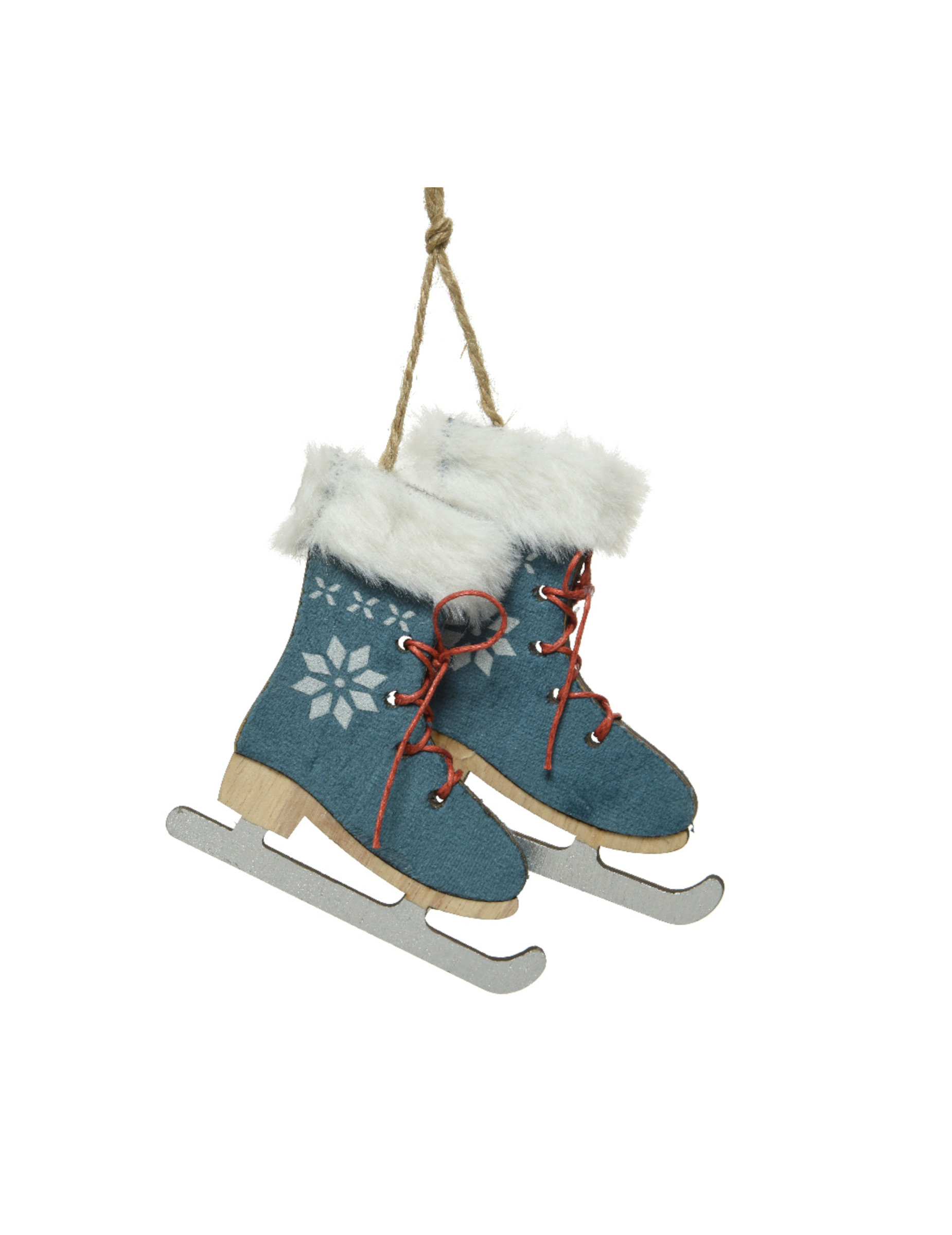 Schlittschuh-Anhänger Weihnachtsbaum-Schmuck bunt 9 cm Schlittschuh-Anhänger Weihnachtsbaum-Schmuck bunt 9 cm von KAEMING B.V.