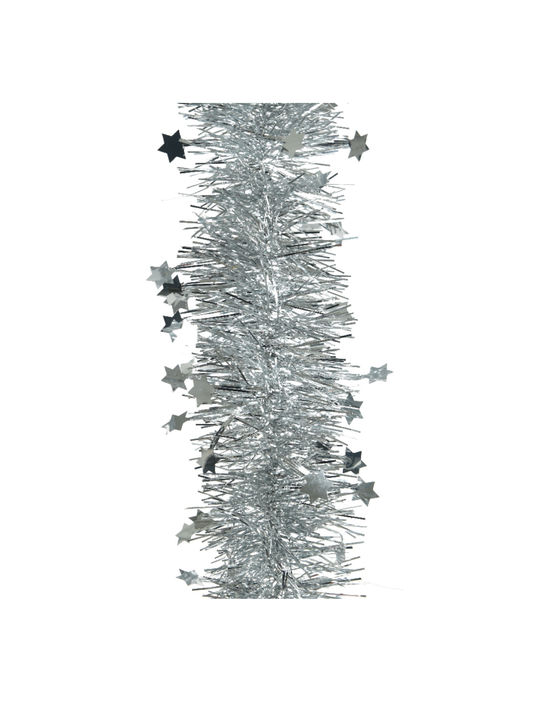 Weihnachtsbaum-Girlande mit Sternen silberfarben 270 cm Weihnachtsbaum-Girlande mit Sternen silberfarben 270 cm von KAEMING B.V.