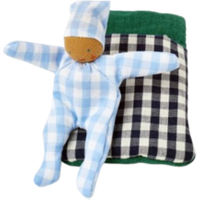 KÄTHE KRUSE K110013 BABY mit Schlafsack karo blau von KÄTHE KRUSE