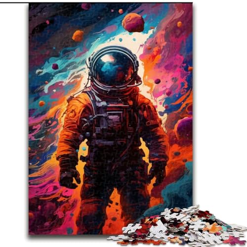 1000-teiliges Puzzle „Alien-Astronaut im Weltraum“ aus Holz, anspruchsvolles Denkspiel für Teenager, 50x75cm, für Heimdekoration, Gehirntraining 1000-teiliges Puzzle „Alien-Astronaut im Weltraum“ aus Holz, anspruchsvolles Denkspiel für Teenager, 50x75cm, für Heimdekoration, Gehirntraining von KAEUVBAOP