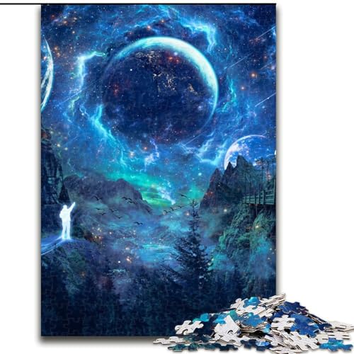 1000-teiliges Puzzle für Erwachsene, „The View“, aus Holz, für Teenager ab 14 Jahren, Heimdekoration, 50x75cm, DIY-Kunstdekor von KAEUVBAOP