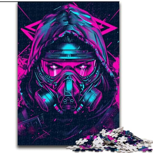 1000-teiliges Puzzle für Erwachsene, Mechanisches Krieger-Puzzle, anspruchsvolles Denkspiel für Teenager, perfekt als Heimdekoration oder Geschenk, 50x75cm von KAEUVBAOP