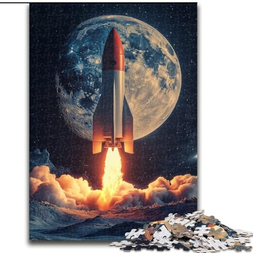 1000-teiliges Puzzle für Erwachsene, Raketenpuzzle, pädagogisches Denkspiel, künstlerische Heim- und Bürodekoration, ab 14 Jahren, 50x75cm 1000-teiliges Puzzle für Erwachsene, Raketenpuzzle, pädagogisches Denkspiel, künstlerische Heim- und Bürodekoration, ab 14 Jahren, 50x75cm von KAEUVBAOP