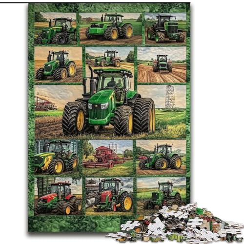 1000-teiliges Puzzle für Erwachsene, Traktor-Collage-Puzzle, pädagogisches Denkspiel, künstlerische Heim- und Bürodekoration, ab 14 Jahren, 50x75cm 1000-teiliges Puzzle für Erwachsene, Traktor-Collage-Puzzle, pädagogisches Denkspiel, künstlerische Heim- und Bürodekoration, ab 14 Jahren, 50x75cm von KAEUVBAOP