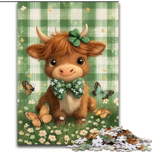 1000-teiliges Puzzle für Erwachsene, Yak-Puzzle, pädagogisches Denkspiel, künstlerische Heim- und Bürodekoration, ab 14 Jahren, 50x75cm 1000-teiliges Puzzle für Erwachsene, Yak-Puzzle, pädagogisches Denkspiel, künstlerische Heim- und Bürodekoration, ab 14 Jahren, 50x75cm von KAEUVBAOP