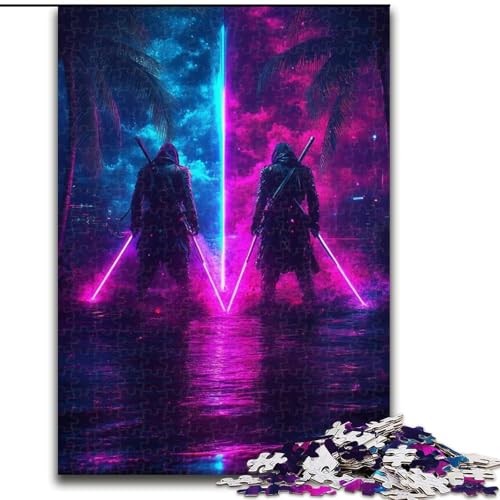 1000-teiliges Puzzle für Erwachsene, Zwei Ninjas-Puzzle, pädagogisches Denkspiel, künstlerische Heim- und Bürodekoration, ab 14 Jahren, 50x75cm 1000-teiliges Puzzle für Erwachsene, Zwei Ninjas-Puzzle, pädagogisches Denkspiel, künstlerische Heim- und Bürodekoration, ab 14 Jahren, 50x75cm von KAEUVBAOP