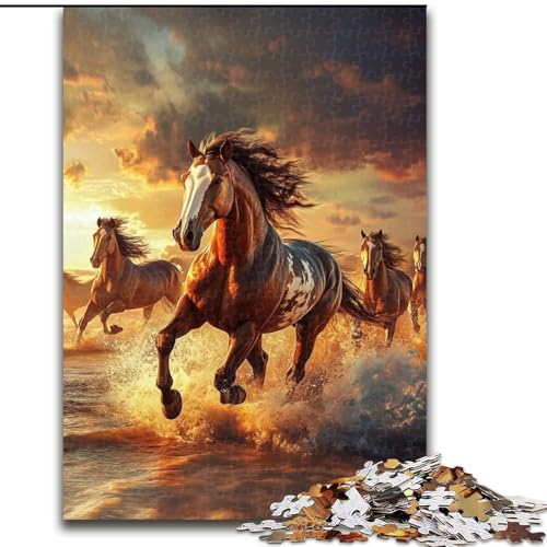 1000-teiliges Puzzle für Erwachsene, laufendes Pferd, pädagogisches Denkspiel, künstlerische Heim- und Bürodekoration, ab 14 Jahren, 50x75cm 1000-teiliges Puzzle für Erwachsene, laufendes Pferd, pädagogisches Denkspiel, künstlerische Heim- und Bürodekoration, ab 14 Jahren, 50x75cm von KAEUVBAOP