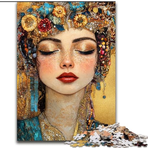 1000-teiliges Puzzle für Erwachsene, schlafende Frau, pädagogisches Denkspiel, künstlerische Heim- und Bürodekoration, ab 14 Jahren, 50x75cm 1000-teiliges Puzzle für Erwachsene, schlafende Frau, pädagogisches Denkspiel, künstlerische Heim- und Bürodekoration, ab 14 Jahren, 50x75cm von KAEUVBAOP