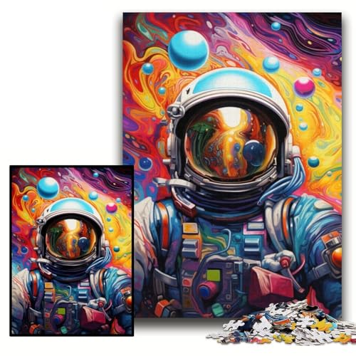 Astronauten-Puzzle, 1000 Teile, Puzzle für Erwachsene, Muttertag, Geburtstag, Weihnachten, Größe 26x38cm von KAEUVBAOP