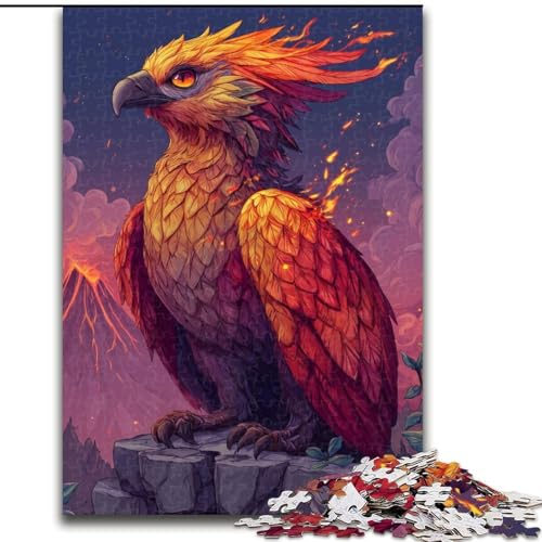Puzzle 1000 Teile, Phoenix-Puzzle, kreatives Familienspiel und Heimdekoration, Teenager, 50x75cm von KAEUVBAOP