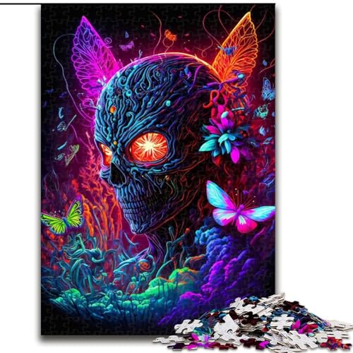Puzzle 1000 Teile „SURREALE Welt“ aus Holz, lustige Aktivität für zu Hause, 50x75cm, Spaß für die ganze Familie, Basteln, perfekt für Geburtstage, Feiertage von KAEUVBAOP