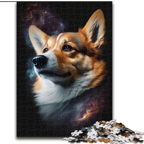 Puzzle 1000 Teile Corgi-Wolke aus Holz, Geschenk für Männer und Frauen, Alltag und besondere Anlässe, 50x75cm, DIY-Dekoration, anspruchsvolle Puzzle 1000 Teile Corgi-Wolke aus Holz, Geschenk für Männer und Frauen, Alltag und besondere Anlässe, 50x75cm, DIY-Dekoration, anspruchsvolle von KAEUVBAOP